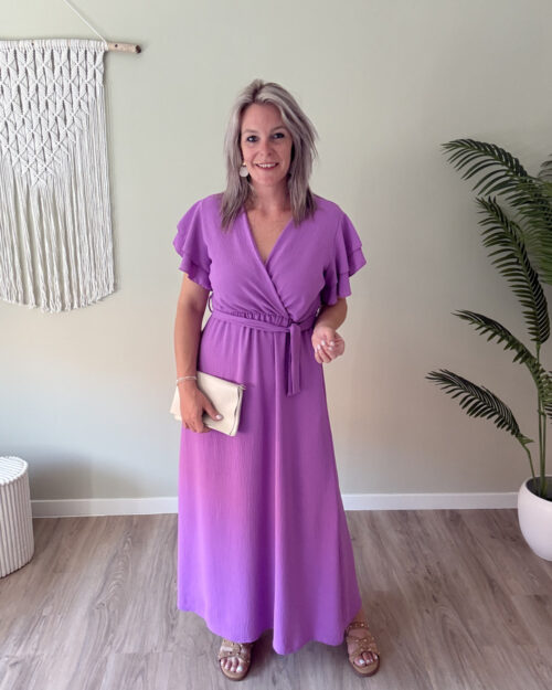 Maxi dress purple