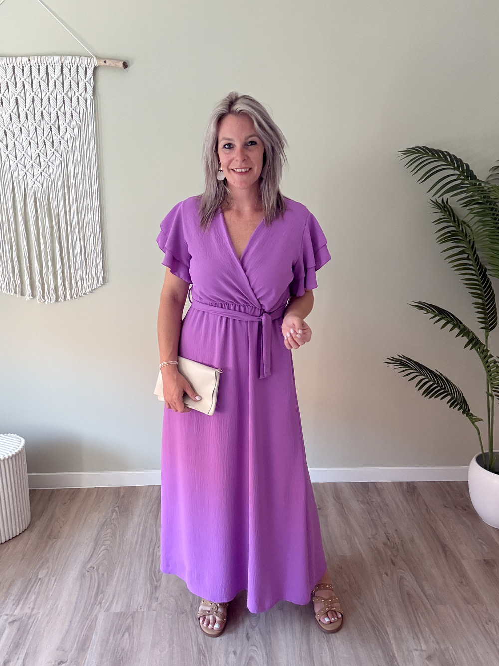 Maxi dress purple