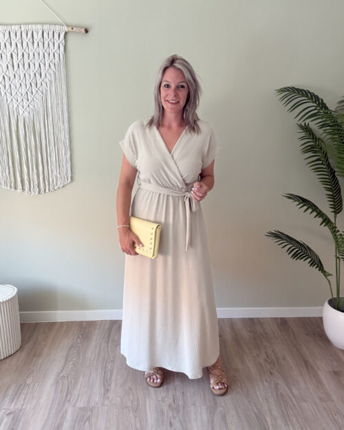 Maxi dress beige