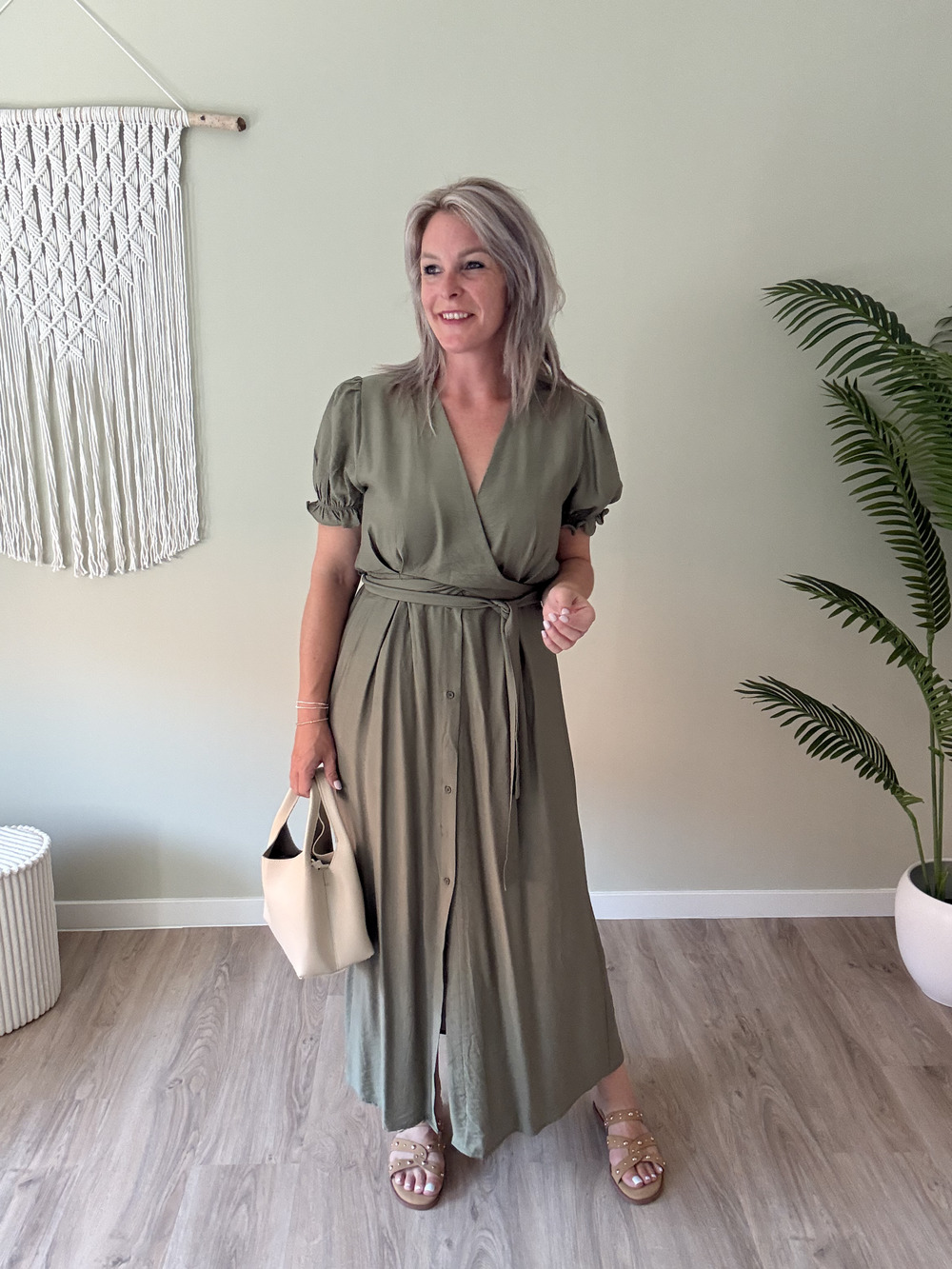 Maxi dress army