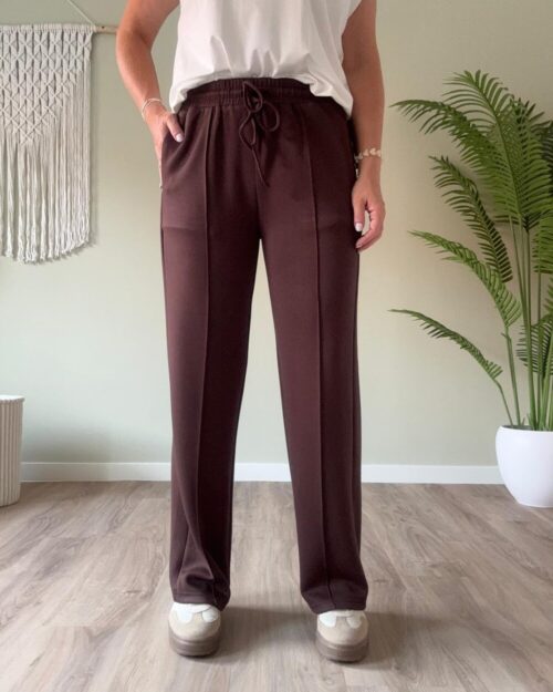 Soft pantalon choco