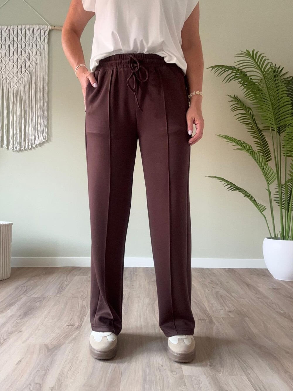 Soft pantalon choco