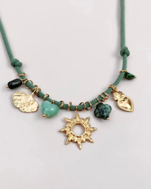 Bedel ketting groen