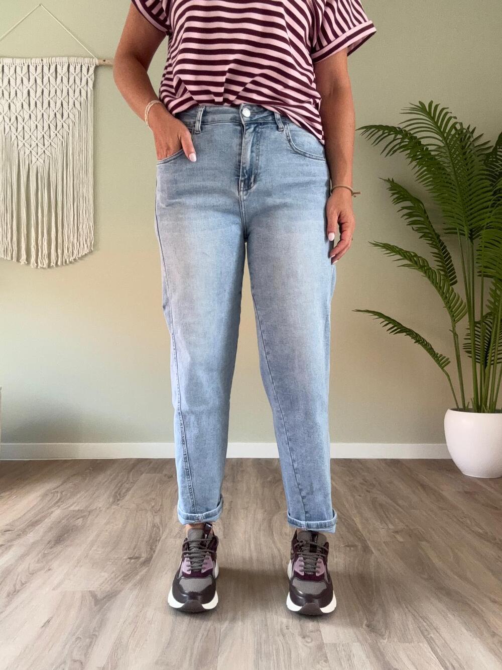 Balloon jeans light blue