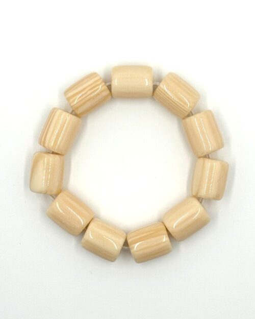 Kralenarmband beige