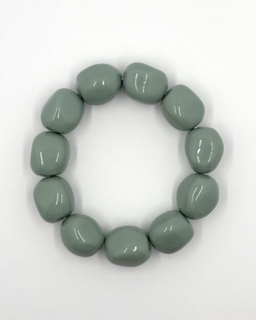 Kralenarmband mint blauw