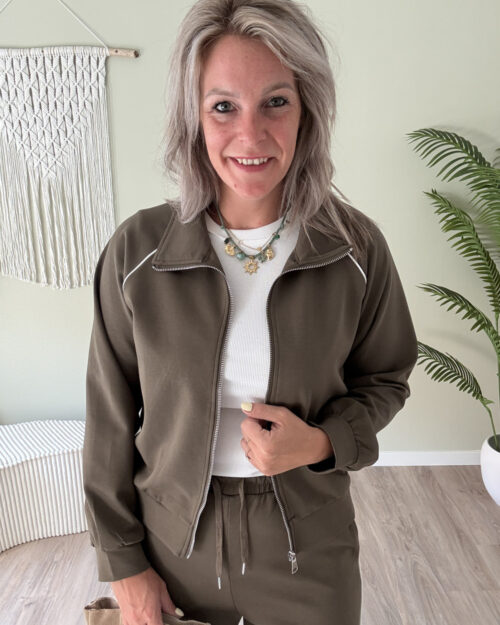 Jogger jacket army