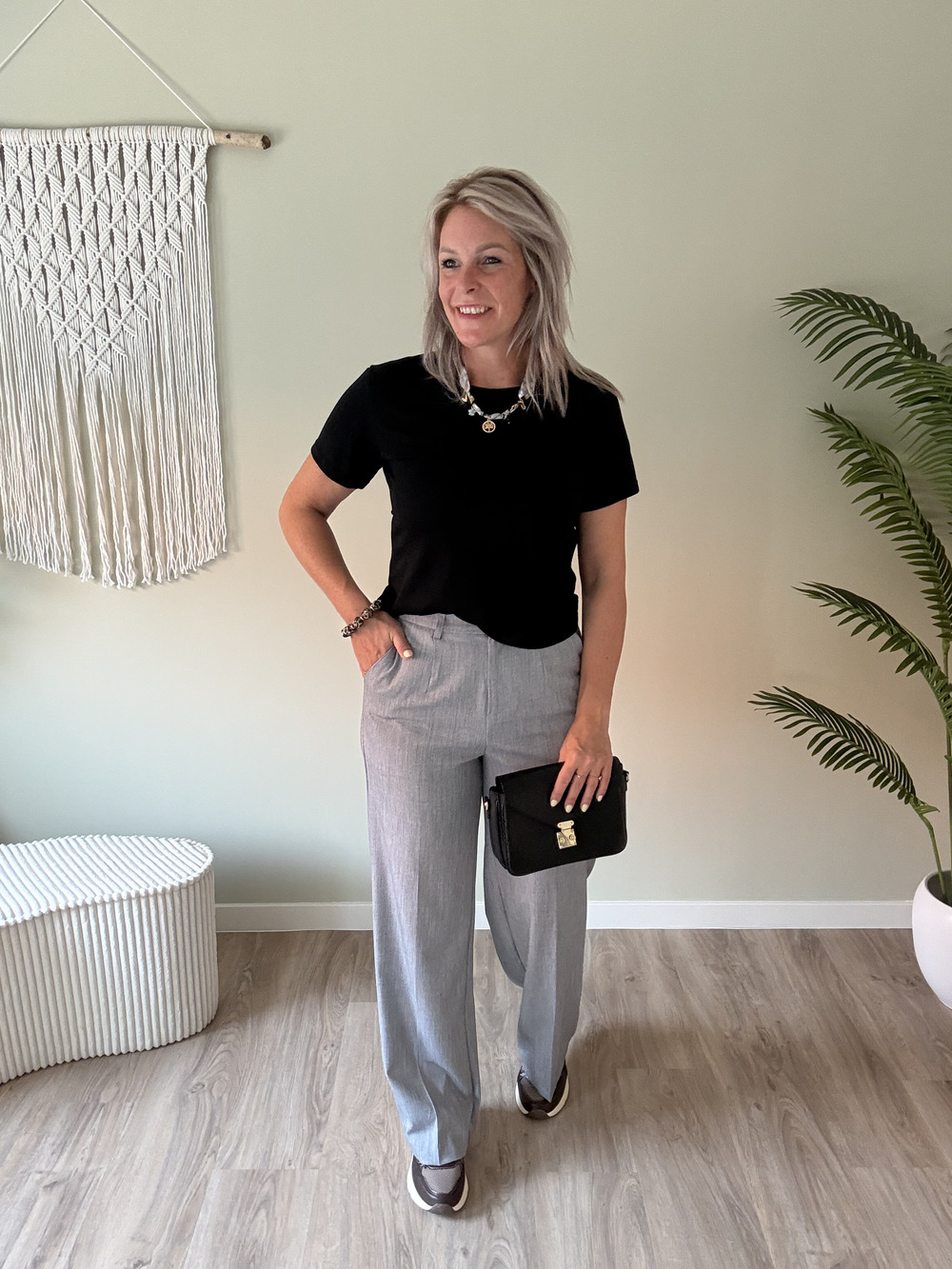 Basic tee zwart - Afbeelding 2