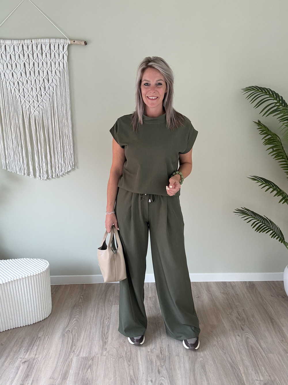 Blouse-top army - Afbeelding 2