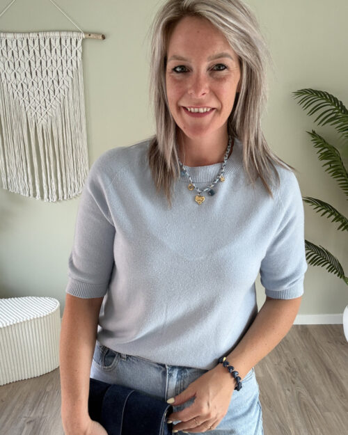 Sweater tee blauw