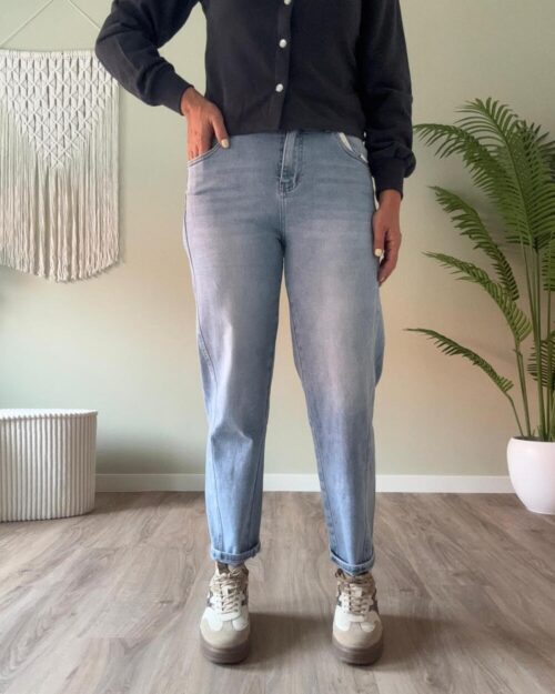 Balloon jeans light blue