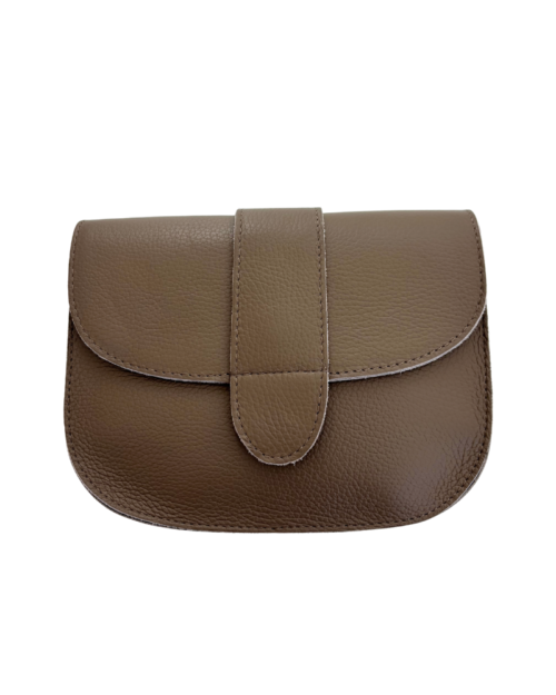 Bag Lynn leder taupe