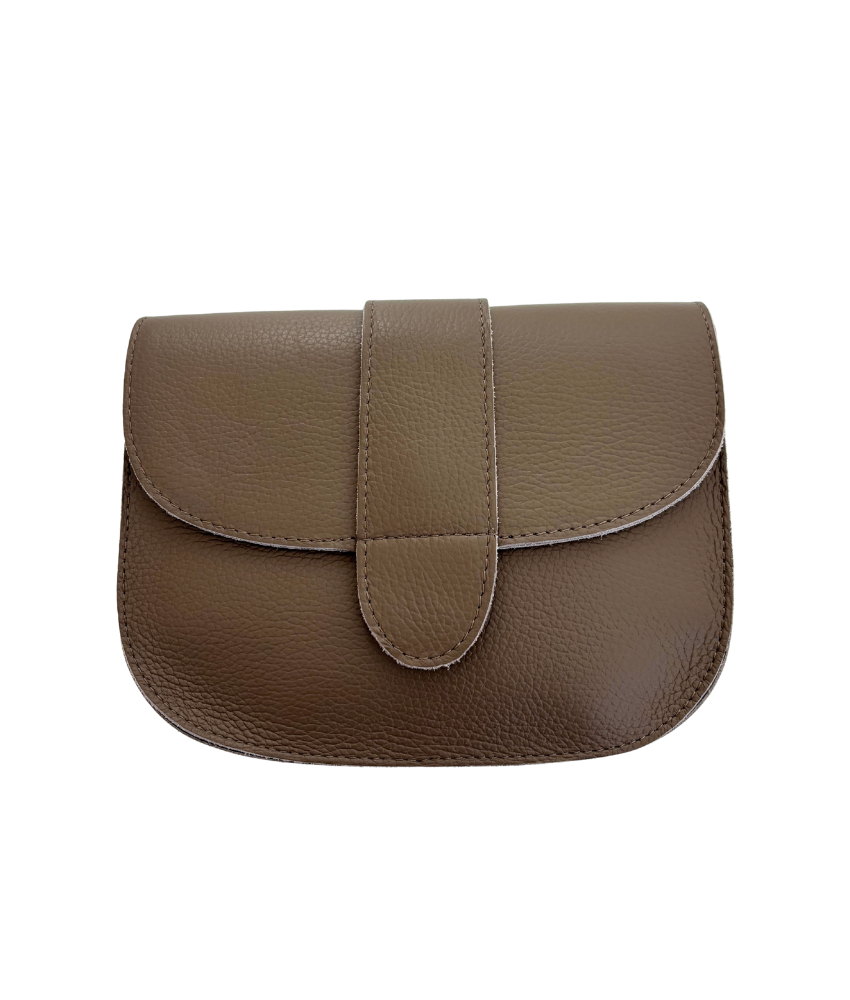 Bag Lynn leder taupe