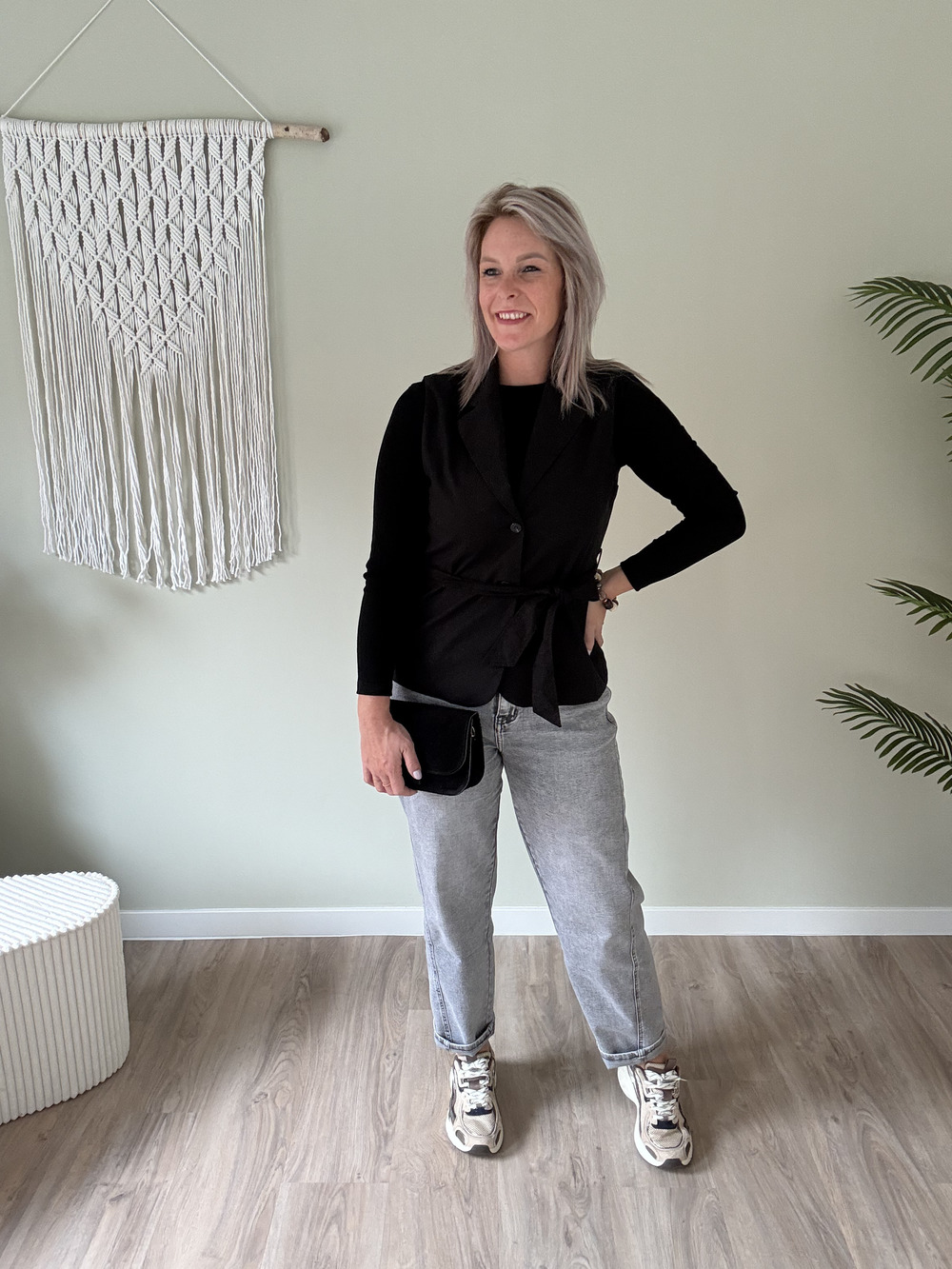 Blazer gilet zwart - Afbeelding 2