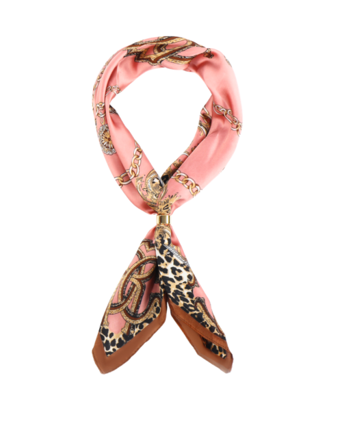 Sjaal met ring roze