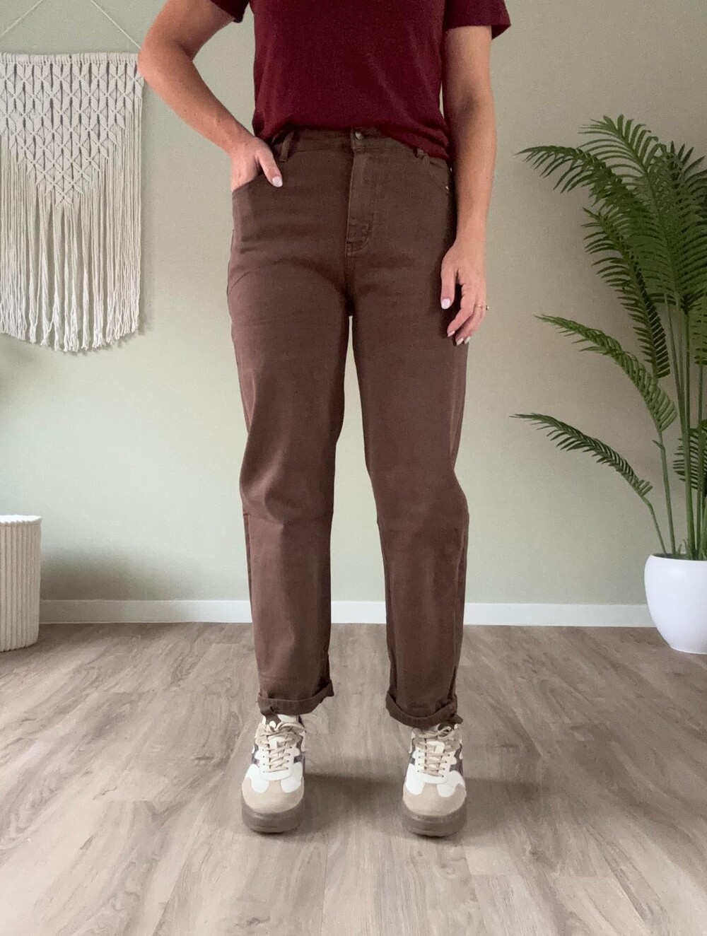 Baggy jeans choco