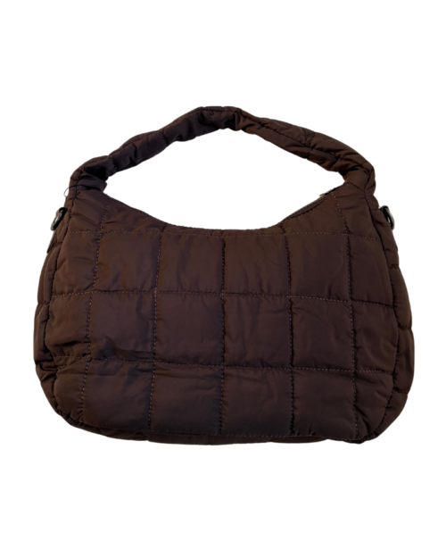 Stoffen schoudertas choco