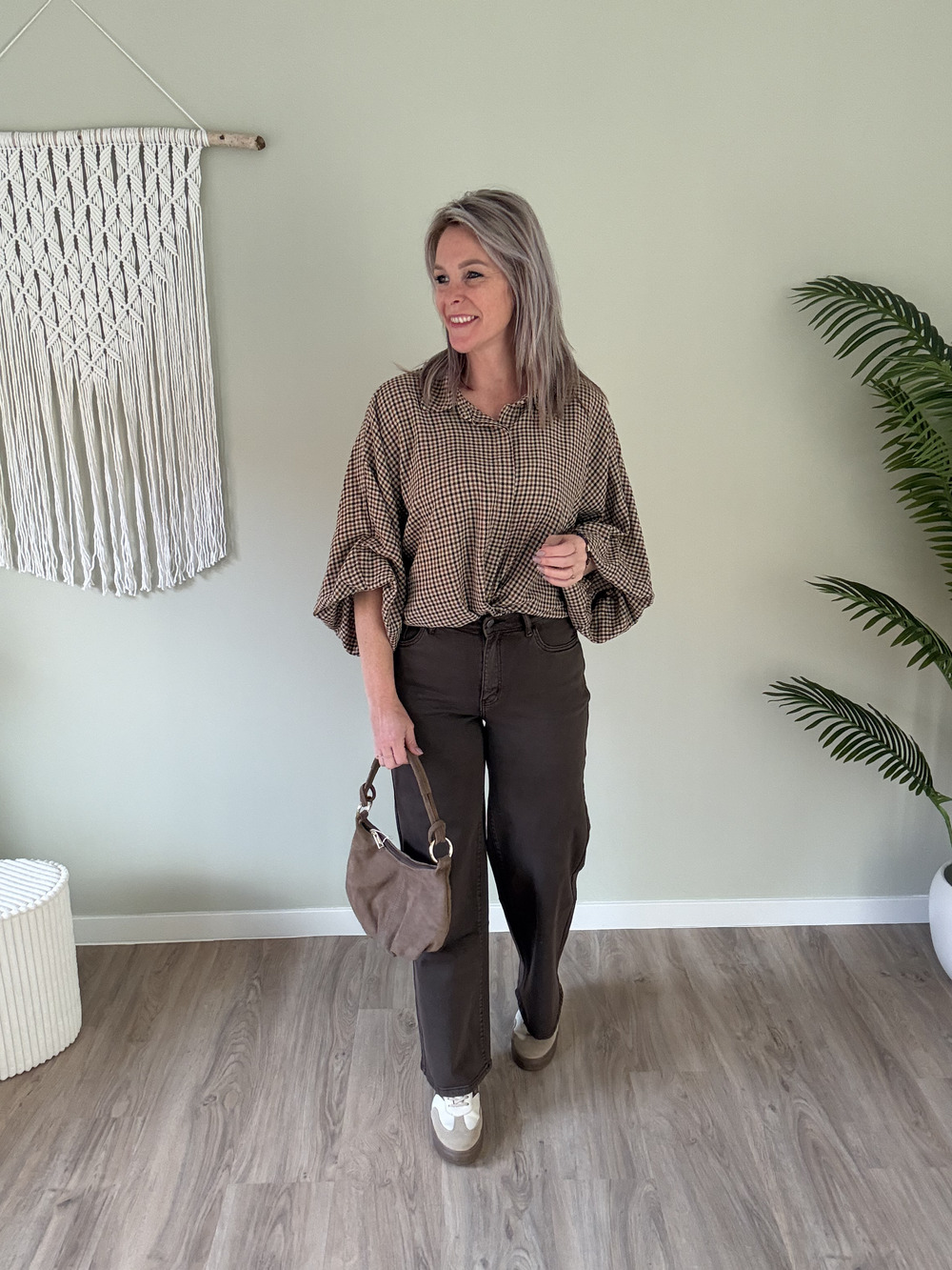Oversized blouse ruit - Afbeelding 2