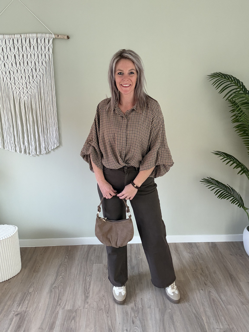Oversized blouse ruit - Afbeelding 3