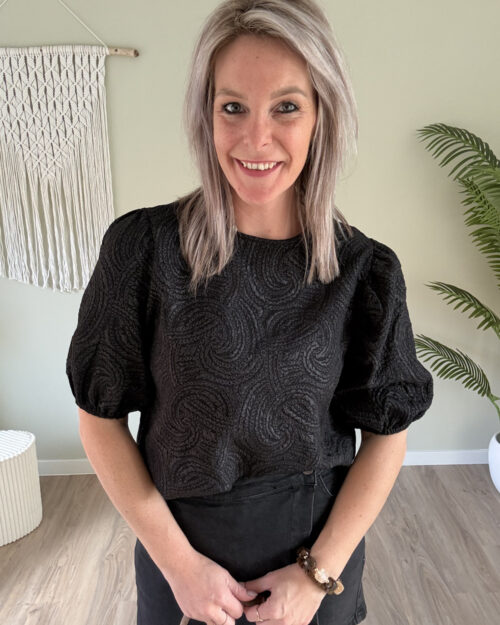 Detail blouse-top