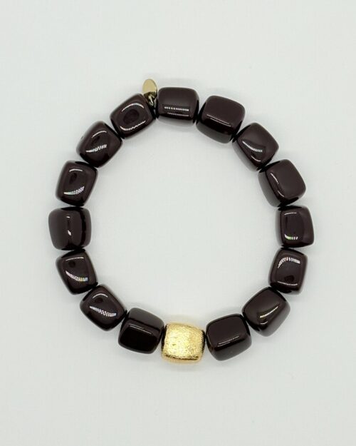 Basic armband bruin